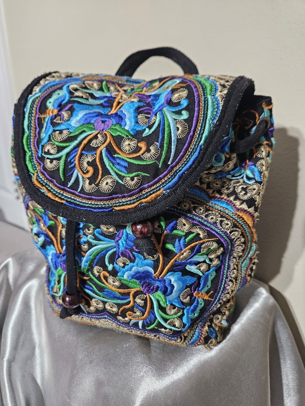 Embroidered Boho Backpack - Picture 2 of 7